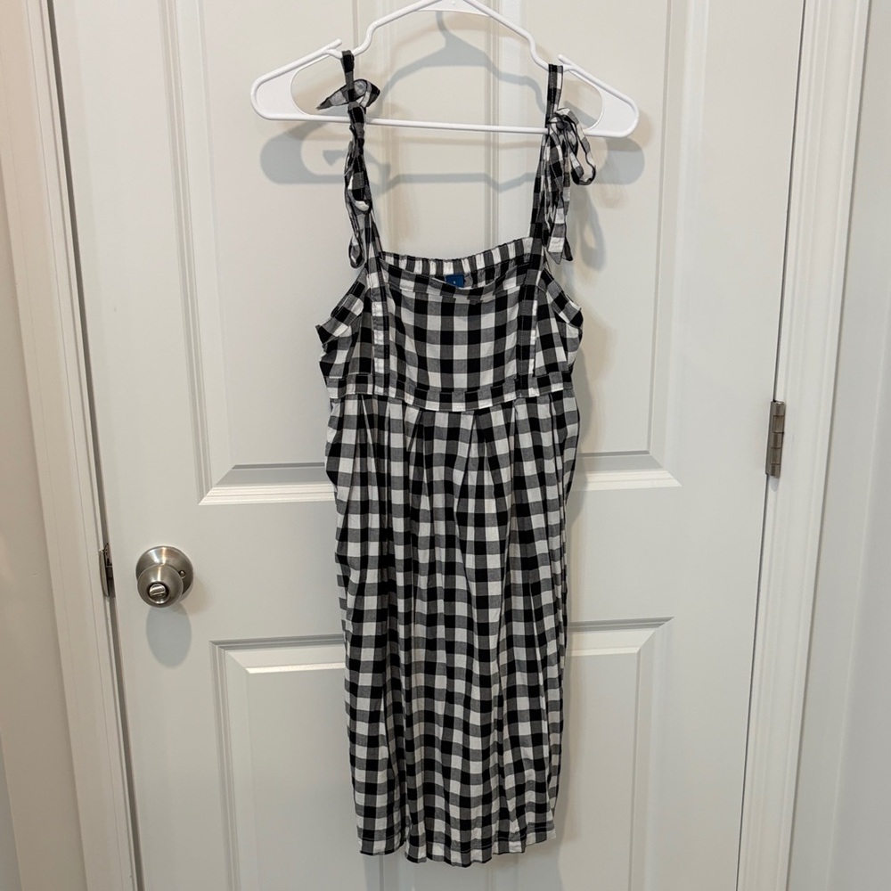 Old Navy Black and White Checkered Dress